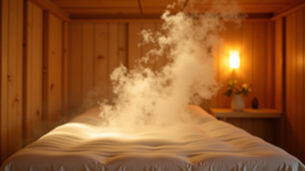 Wellness inhalation room with natural mineral vapor